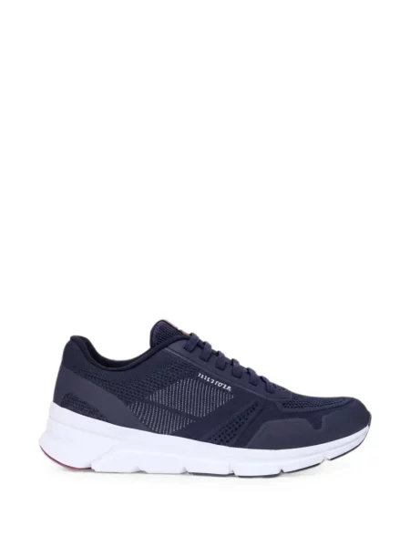 Sneakerși Tommy Hilfiger tricotate albastru