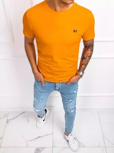 T-shirt Dstreet pomarańczowy