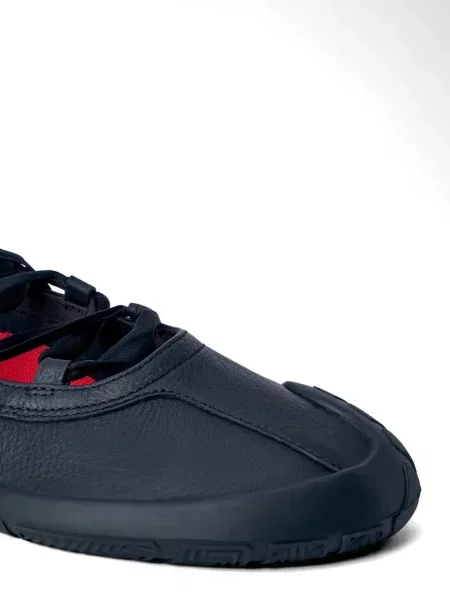 Балеринки Camper с връзки с дантела черно