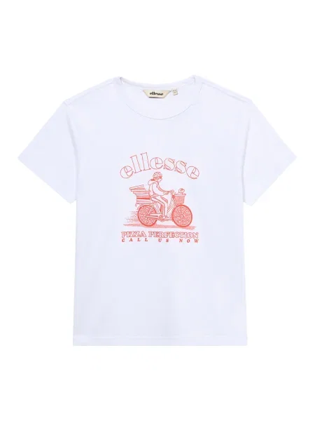 ELLESSE Majica Trattori' bijela