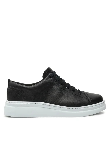 Sneakerși Camper cu șireturi din dantelă negru