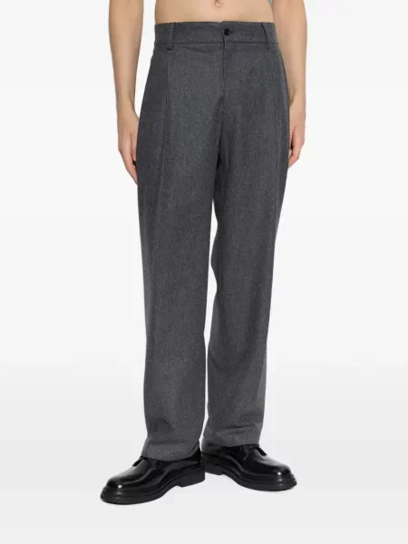 Pantaloni Dolce & Gabbana de lână gri