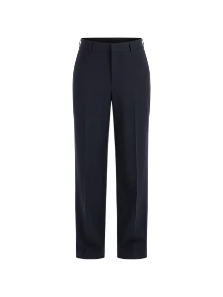 Pantaloni Armani Exchange cu autograf albastru