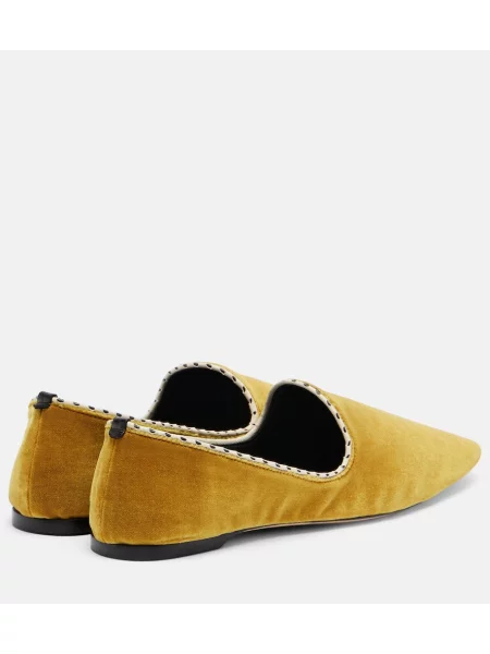 Chiloți Toteme de catifea slip-on galben