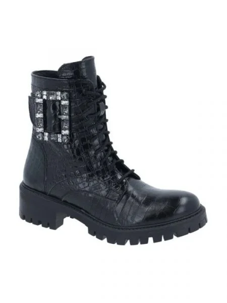 TWINSET de piele botine negru