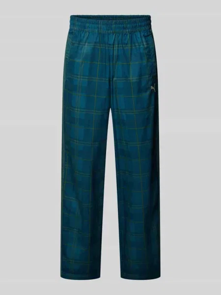 Spodnie typu track pants o kroju relaxed fit z czystej bawełny Puma Performance