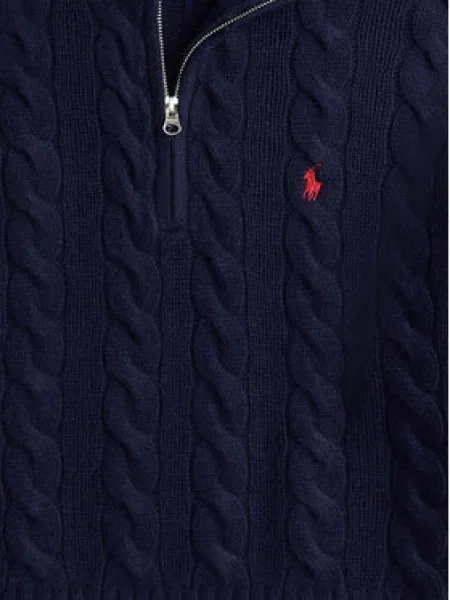 Polo Ralph Lauren Sveter Tmavomodrá modrá