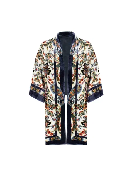 Wielobarwność kurtka Etro z wzorem paisley