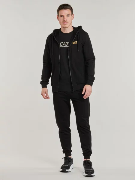 Trčanje sportski komplet Ea7 Emporio Armani crna