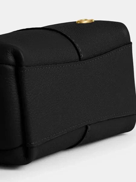 Кожаная сумка Coach черная