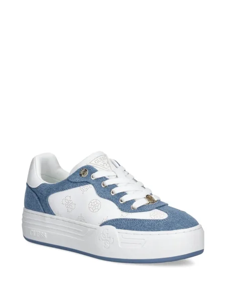 Sneakerși Guess alb