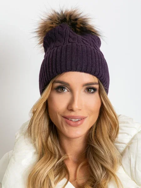 Șapcă Wool Fashion Italia violet