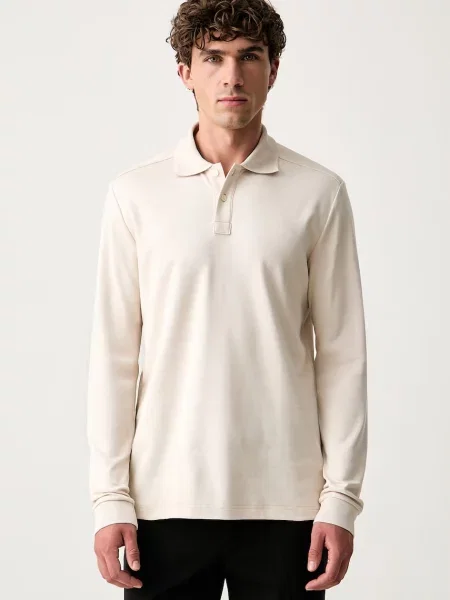 Tricou cu mânecă lungă Eton bej