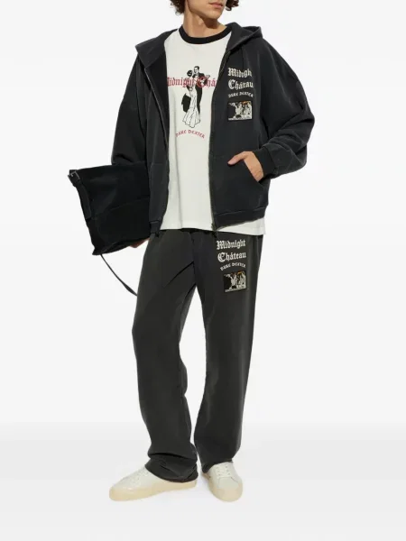 Pantaloni Duke & Dexter cu imagine negru