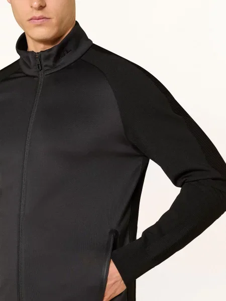 J.Lindeberg Bunda Midlayer Ze Směsi Materiálů černá