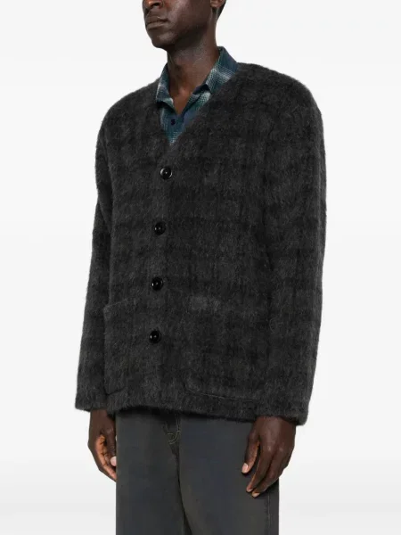 Cardigan Our Legacy în carouri gri