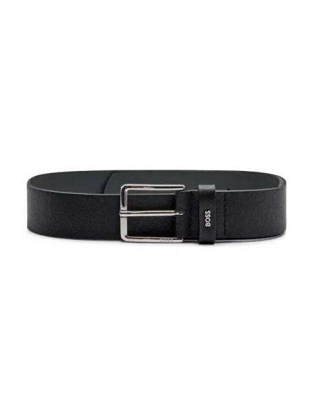 BOSS BLACK De piele negru