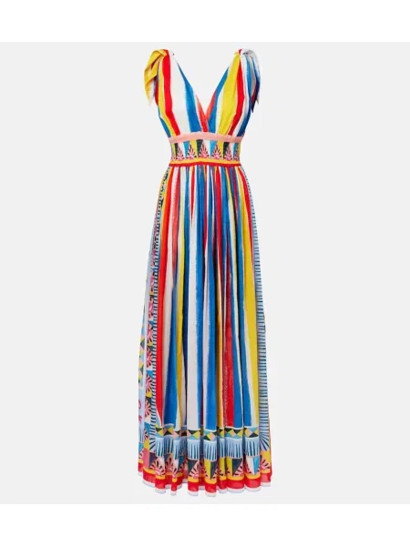 Rochie maxi Dolce&gabbana cu dungi de costum