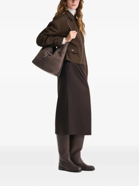 Geantă Longchamp maro
