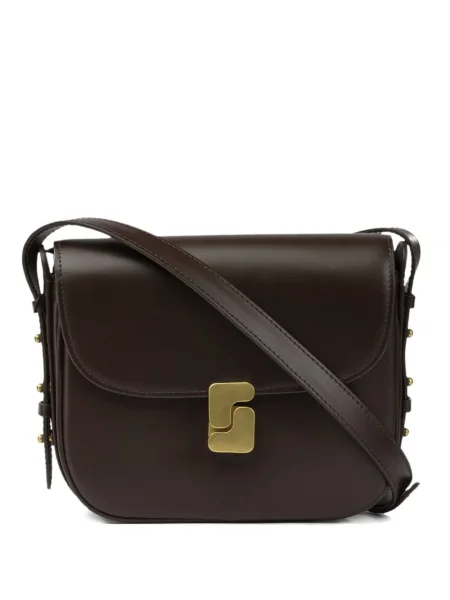 Geanta crossbody Soeur din piele negru
