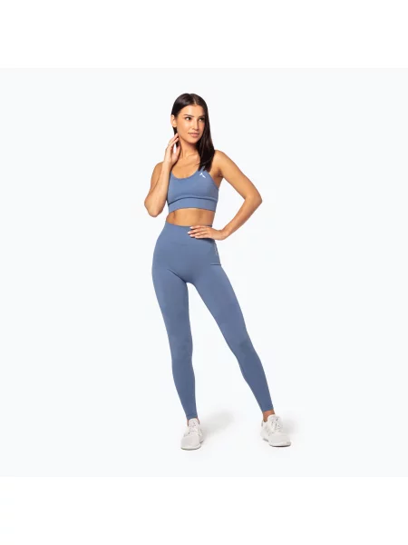 Sportovní legíny Carpatree Vibe Seamless blue modré