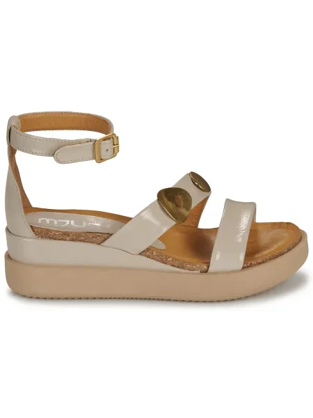 Pantofi Mjus cu tepi alb