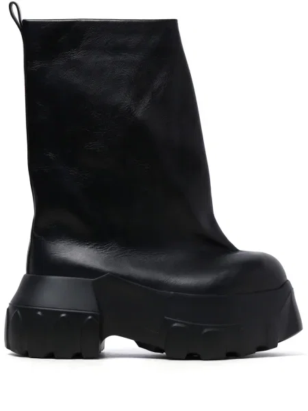 Botine Rick Owens din piele negru