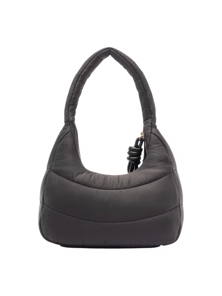 Torebka hobo Love Moschino ocieplana czarna
