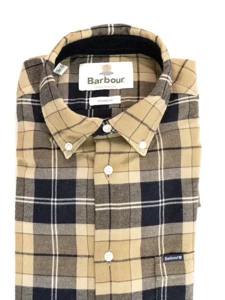 Cămașă Barbour în carouri galben