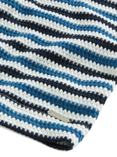 Pantaloni scurți Woolrich cu dungi albastru