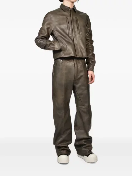 Geanta de piele Rick Owens maro