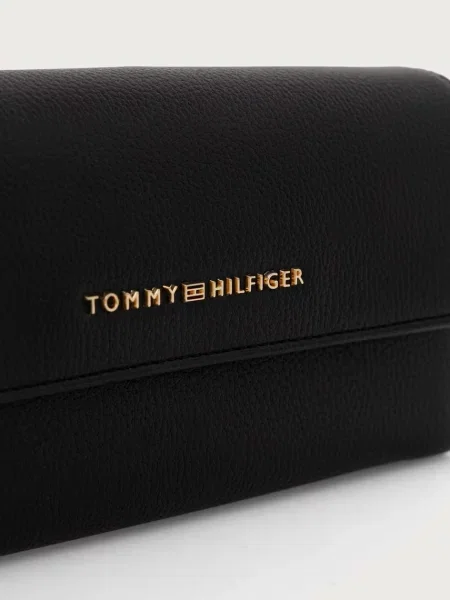 Tommy Hilfiger портфейл дамски от имитация на кожа черно