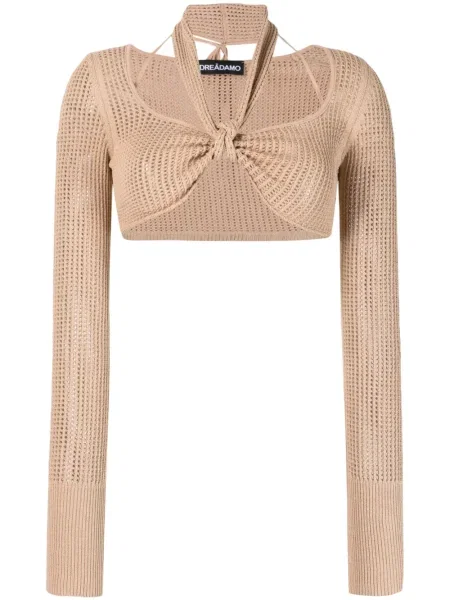 Top Andreadamo z dekoltem halter