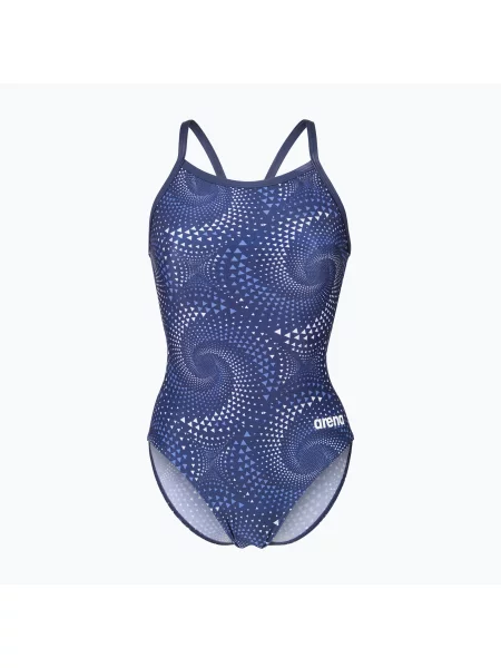 Costum de baie întreg pentru femei arena Fireflow Lightdrop Back navy/team navy marină