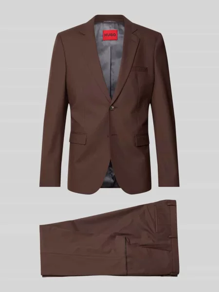 Garnitur o kroju super slim fit z mieszanki wełny model Hesten' Hugo