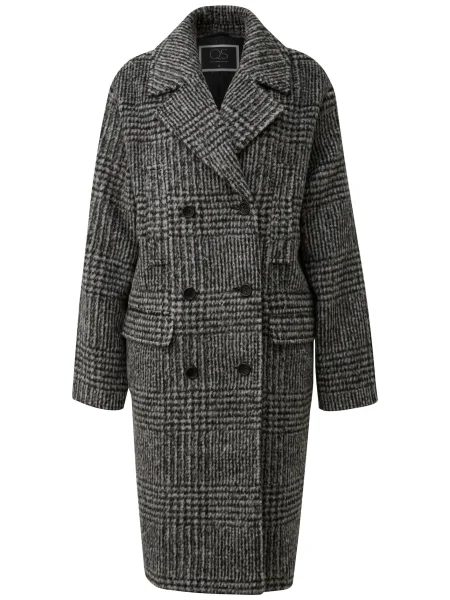 QS Prehoden plašč črna bela