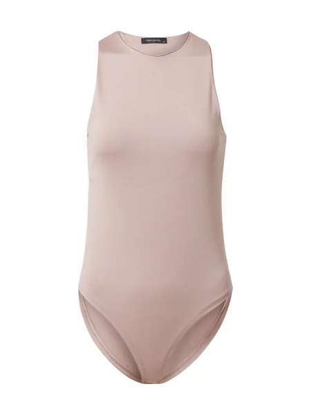 Trendyol Tricou body cappuccino maro