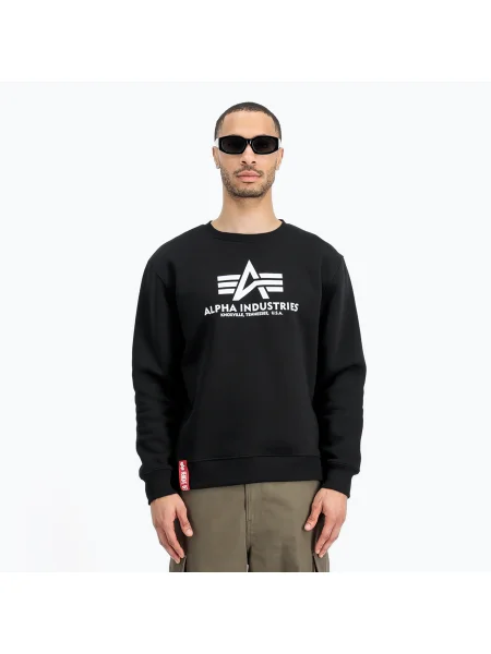Alpha Industries férfi melegítőfelső Basic fekete. Méret: fekete