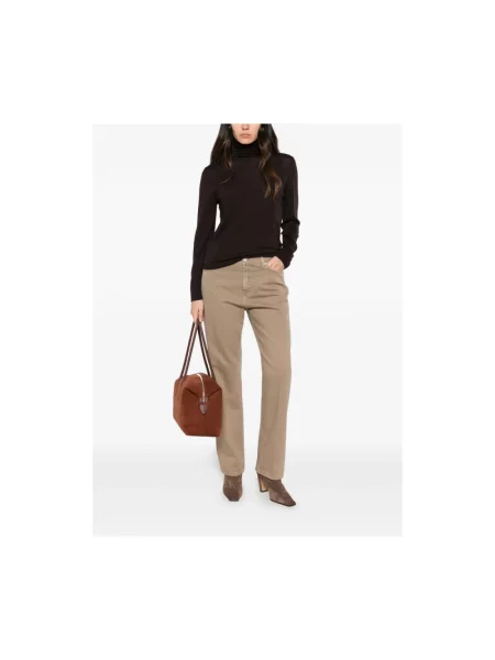 Jeansy straight leg Seafarer beżowe