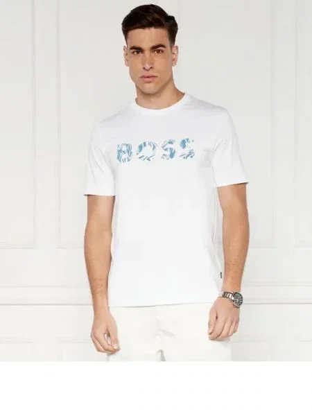 BOSS ORANGE Tricou Te_Bossocean alb