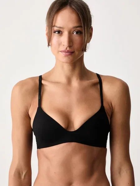 HUGO braletka ID BRALETTE PAD černá