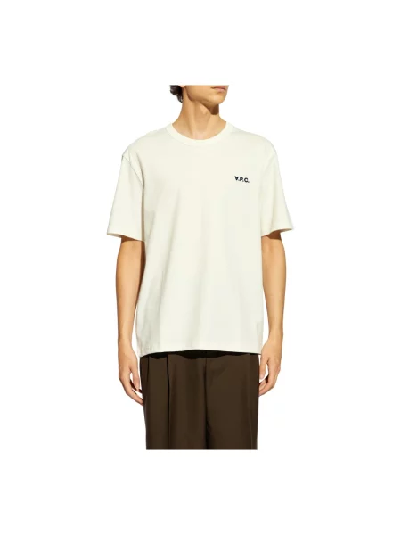 A.P.C. T-shirt t-shirt boxy petit vpc beżowa