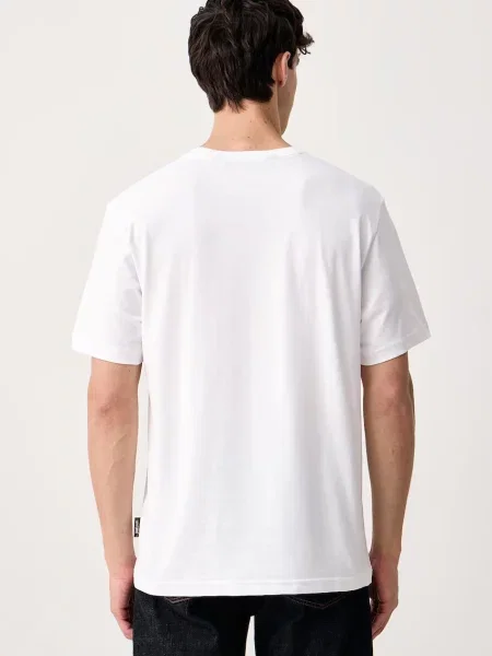 Just Cavalli tricou pentru bărbați din alb