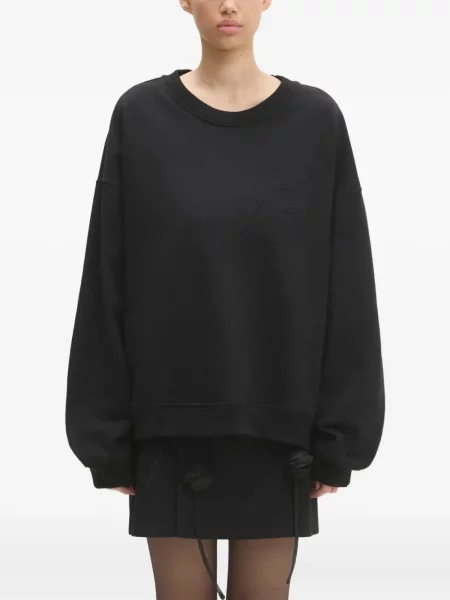 Hanorac Fiorucci cu broderie negru