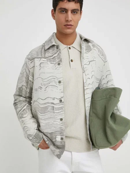 Samsoe Samsoe camasa barbati cu guler clasic relaxed bej