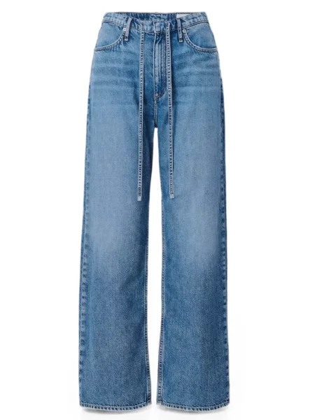 Blugi Rag & Bone cu cordon albastru