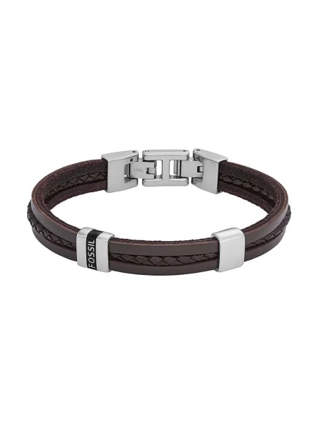 Гривна Fossil мъжка кафяво