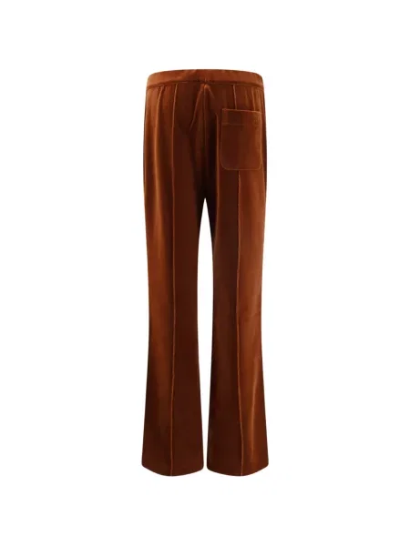 Pantaloni Tom Ford de catifea alergare maro