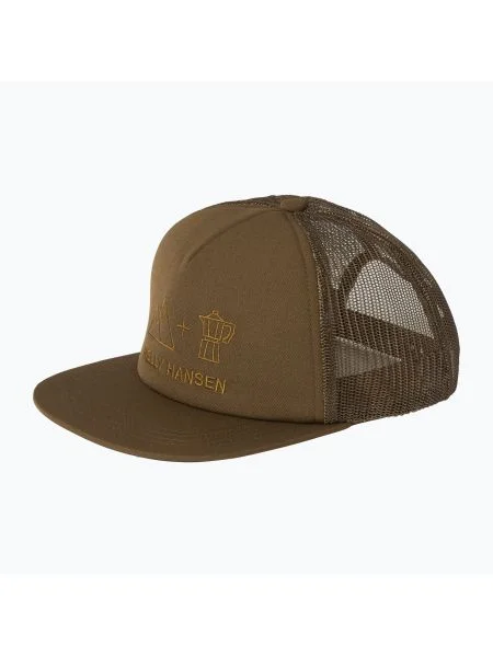 Helly Hansen Flatbrim Trucker бейзболна шапка lynx кафяво