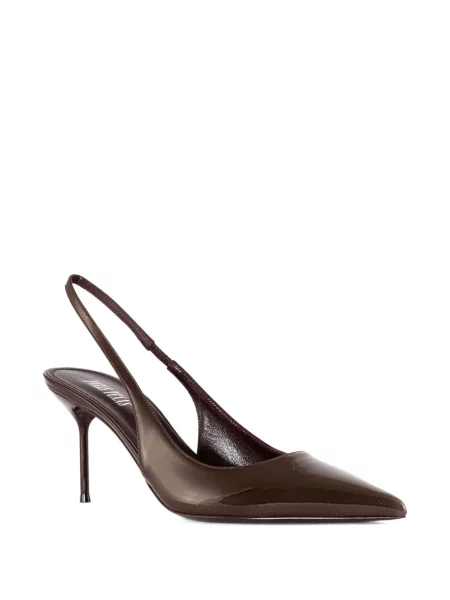 Pantofi cu toc Paris Texas slingback maro